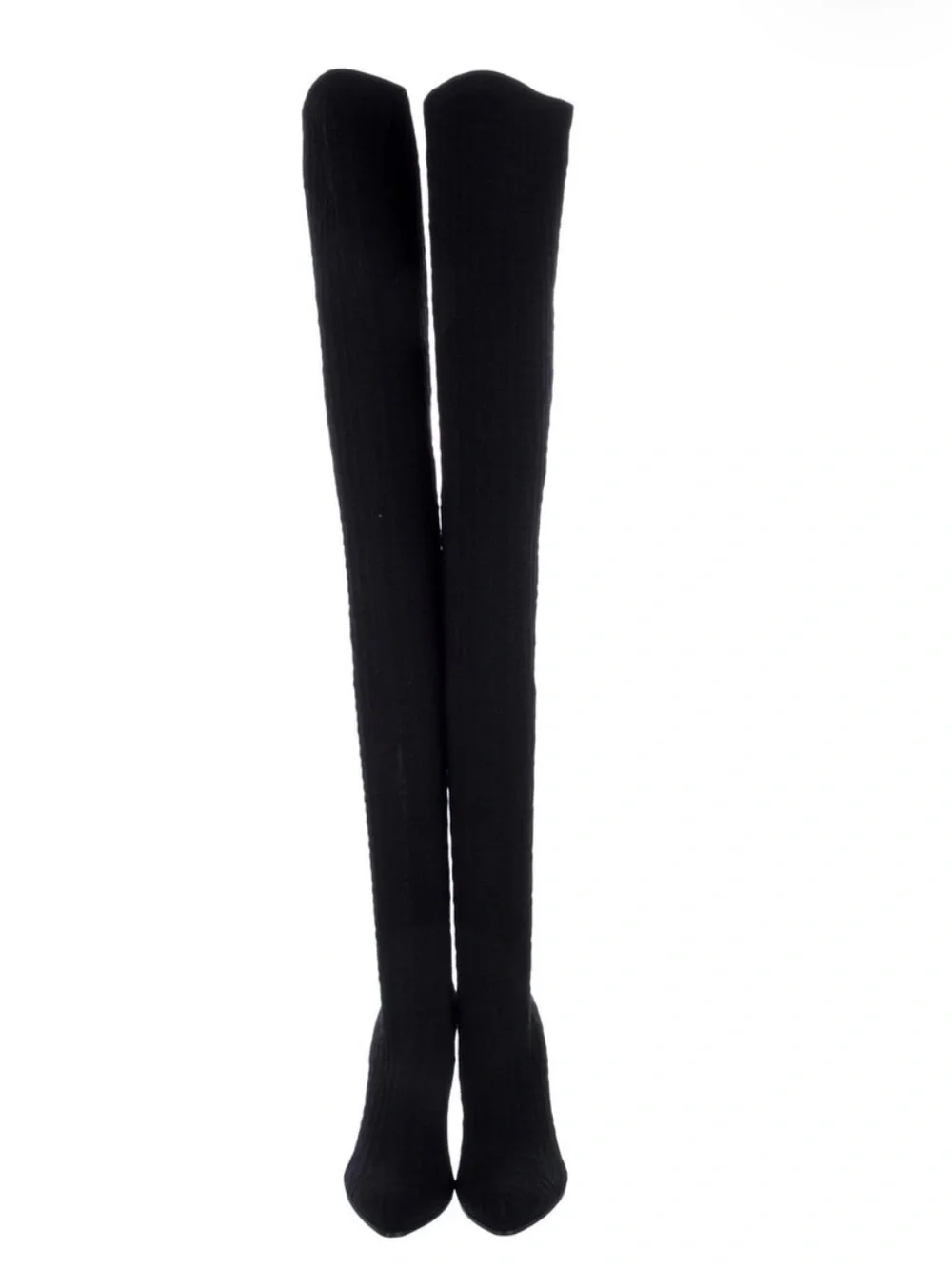 Balmain sock thigh high boots